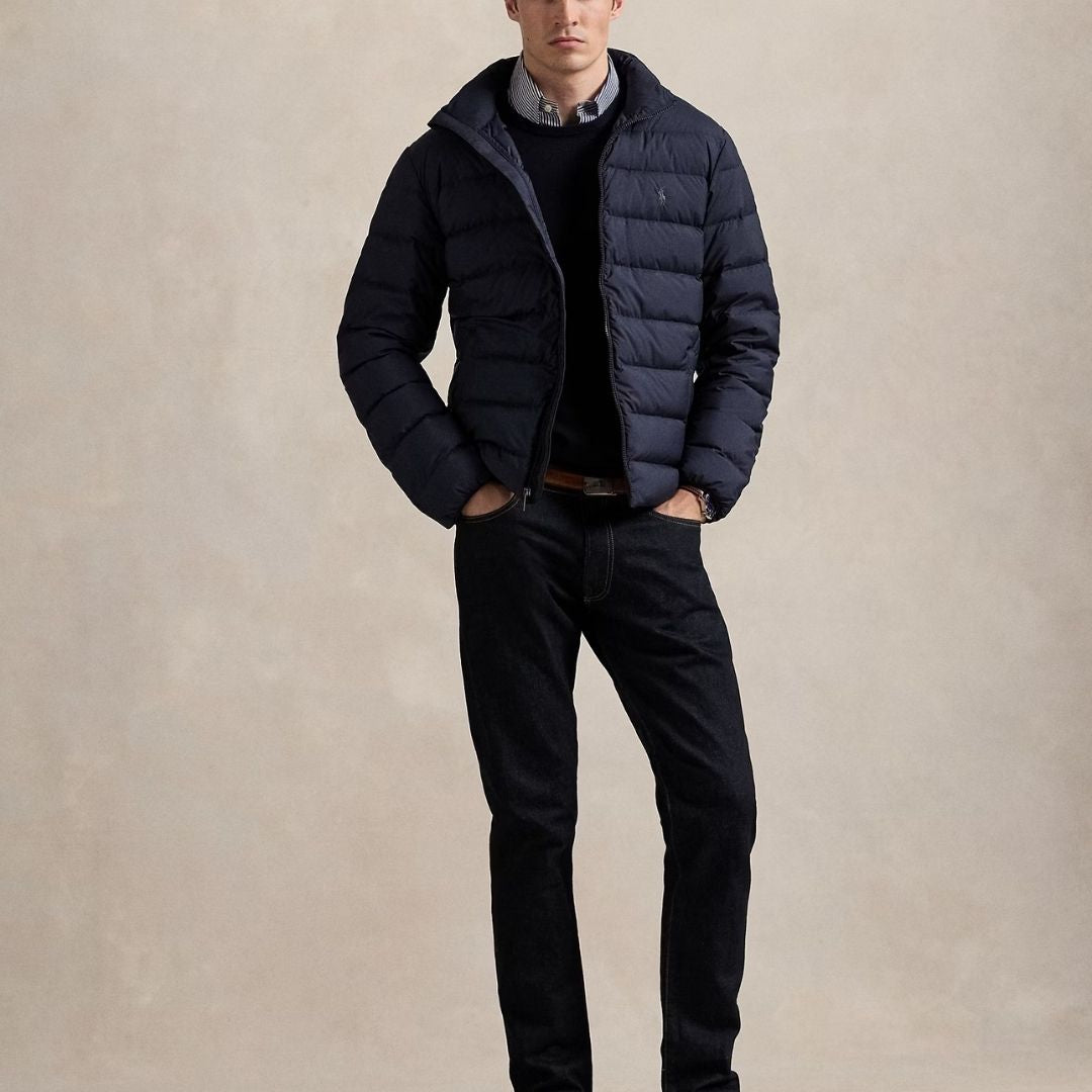 Polo R LThe Colden Packable Down Jacket - Navy