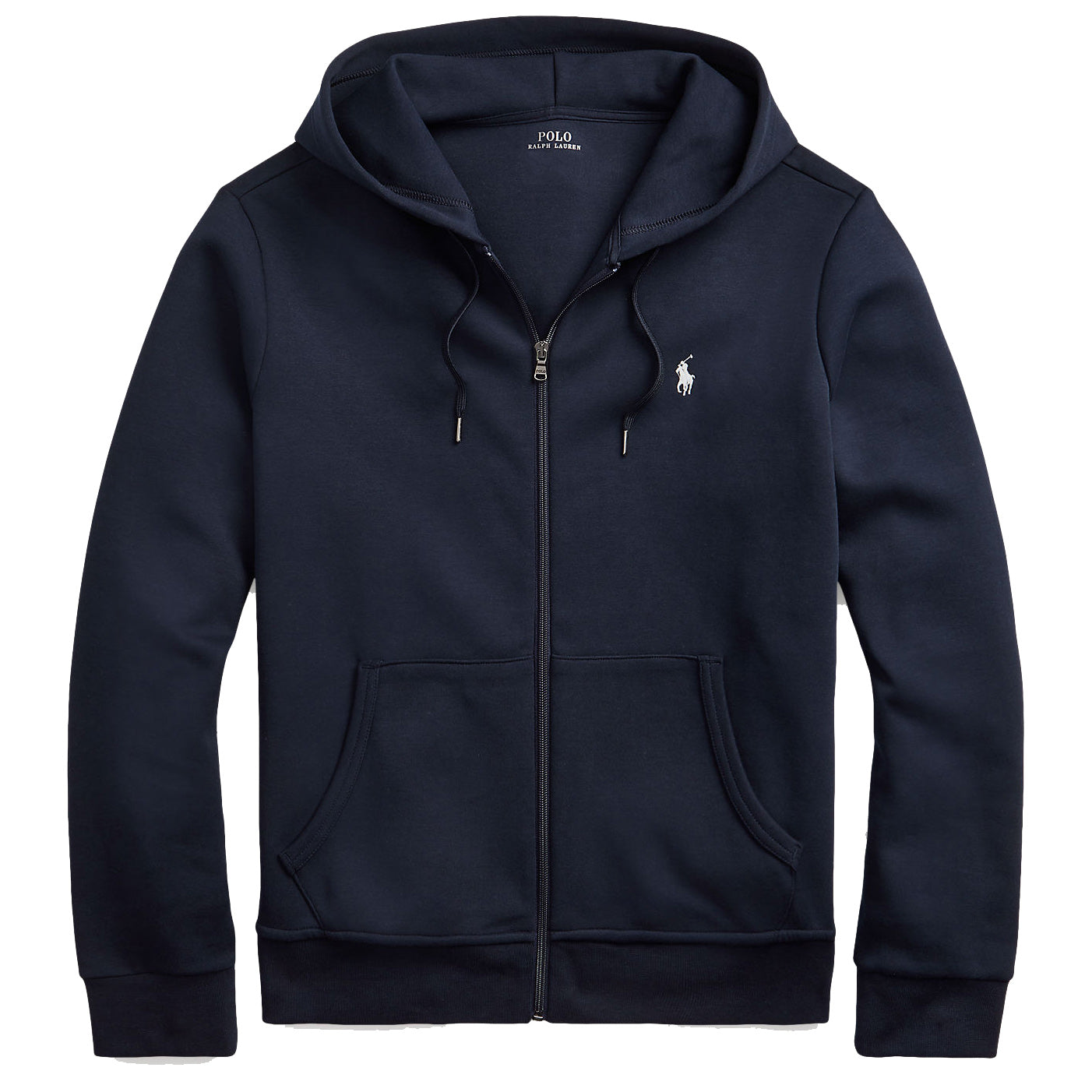 RL Double-Knit Full Zip Hoodie - Navy