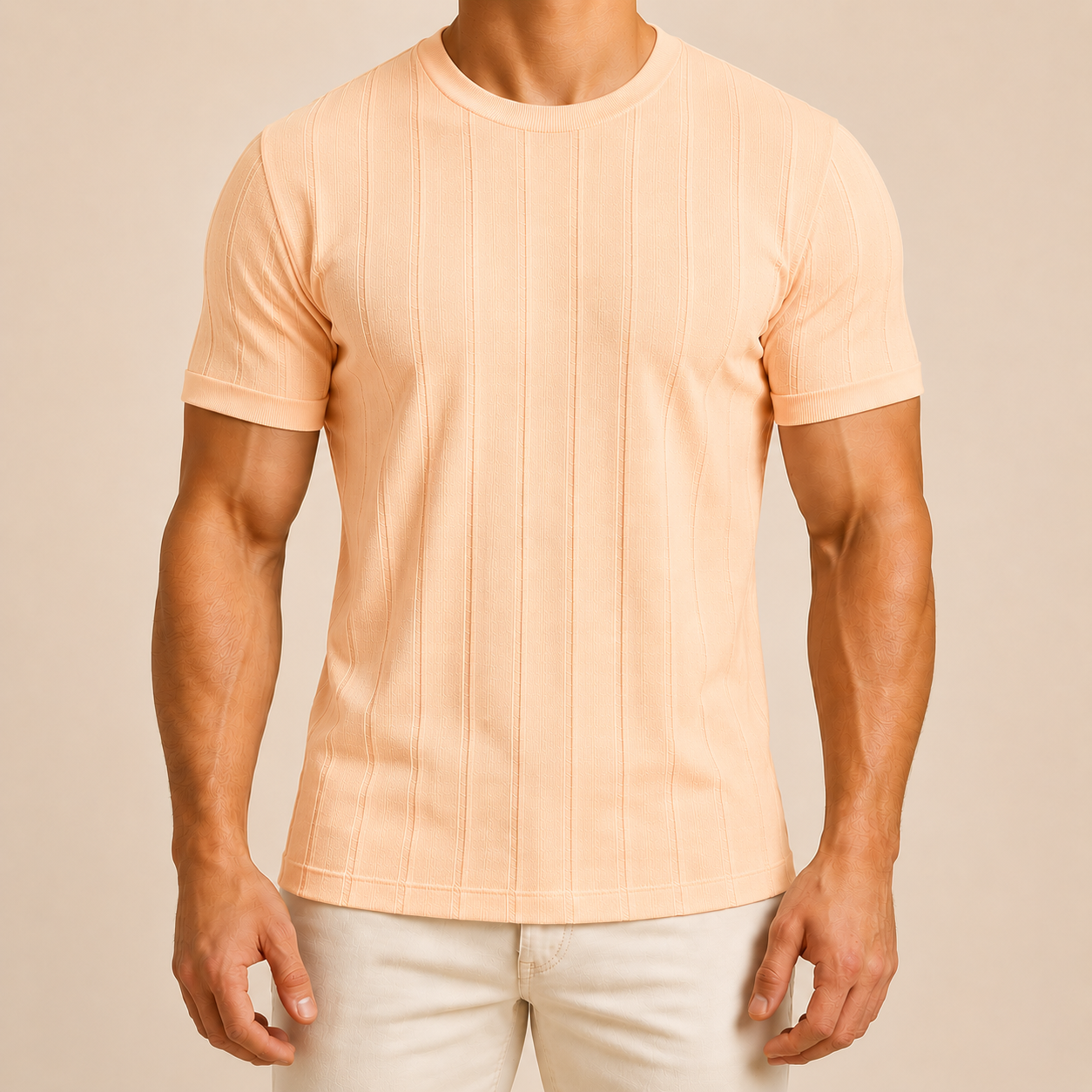 Men's Rib Knit Summer Tee