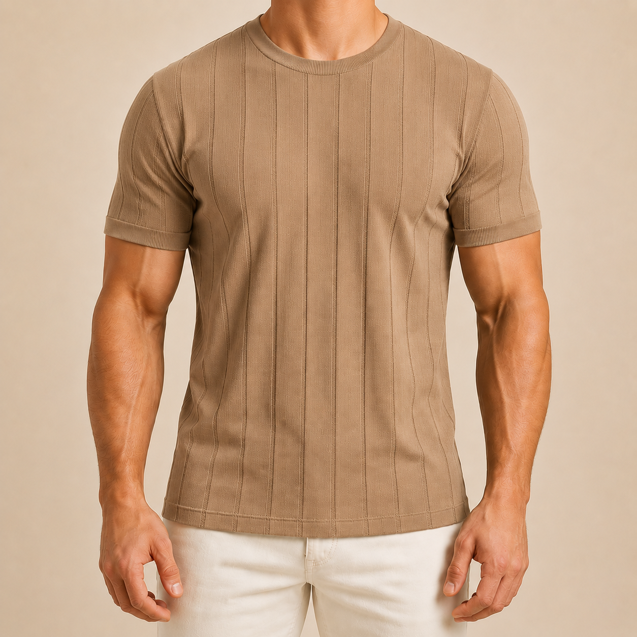 Men's Rib Knit Summer Tee