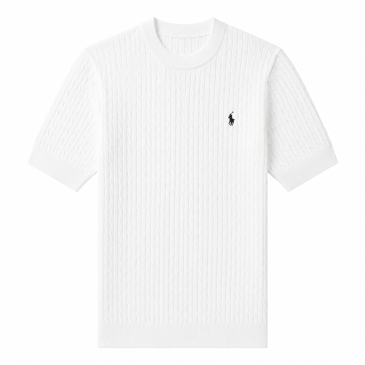 R.L. Heritage Knit Tee – Ivory Edition
