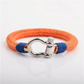 Wide Nautical Rope Bracelet