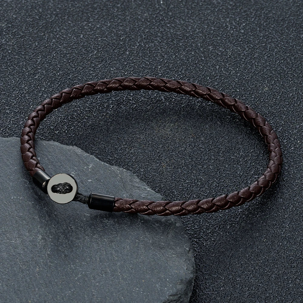 Minimalist Leather Bracelet