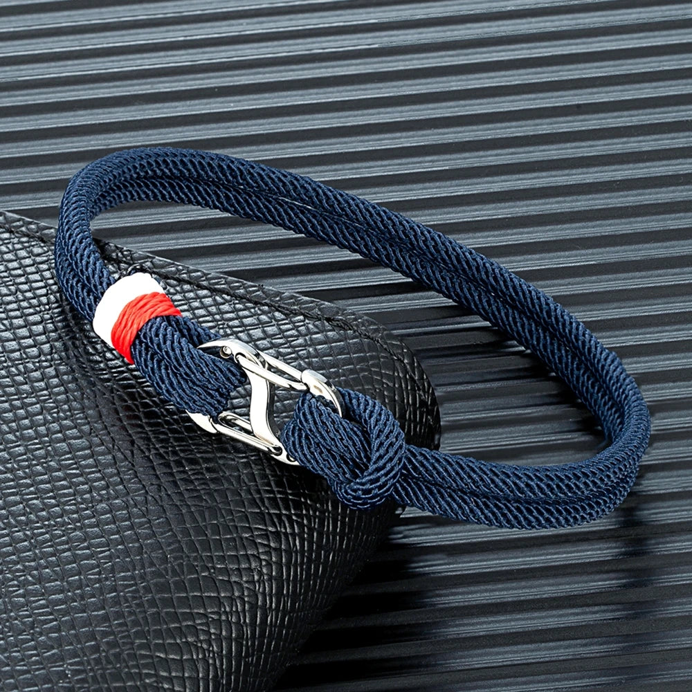 Navy Rope Bracelet