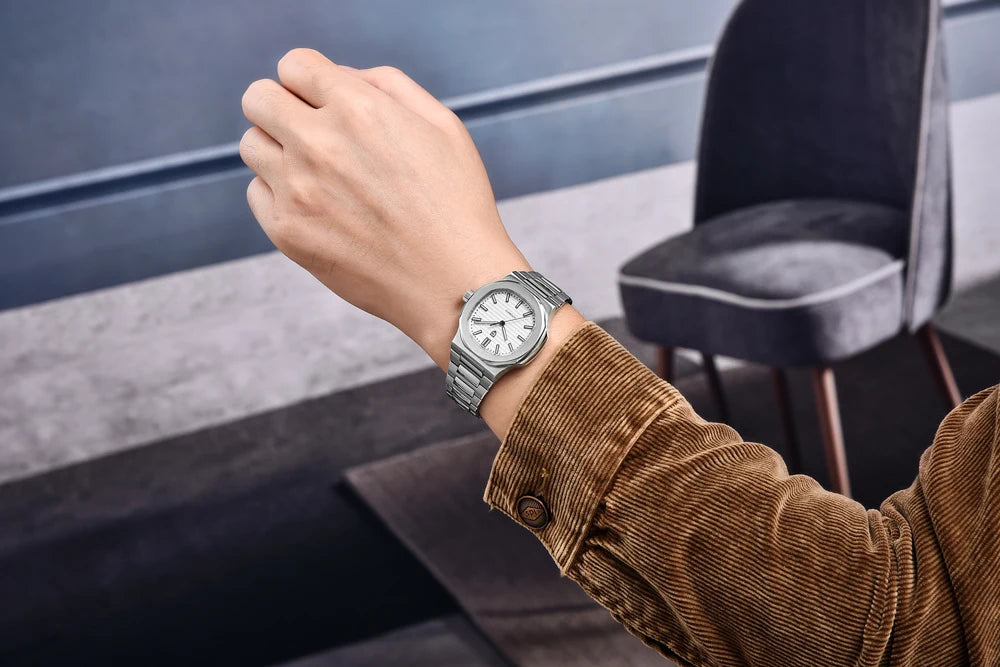 PD-1728 – 40mm Luxury Automatic Tonneau Watch