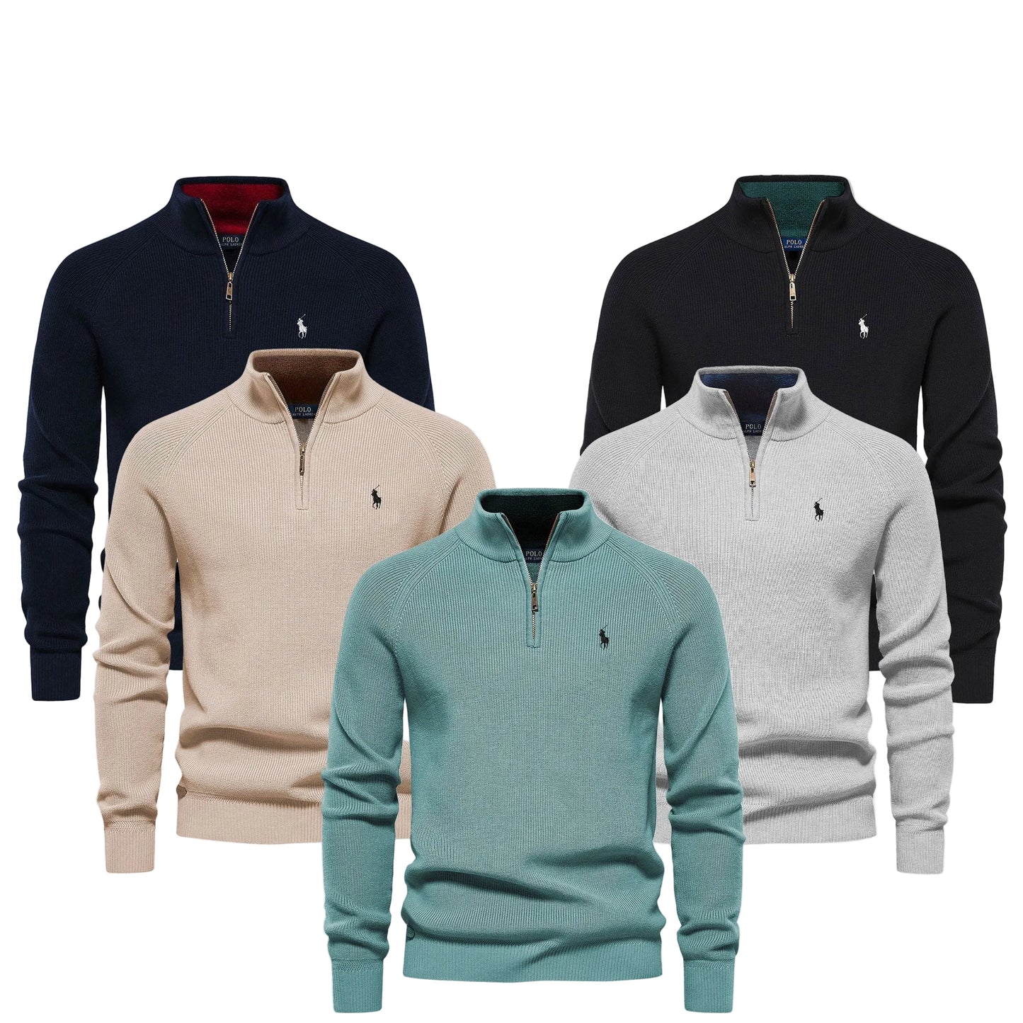 Pull Col Zippé  R&L