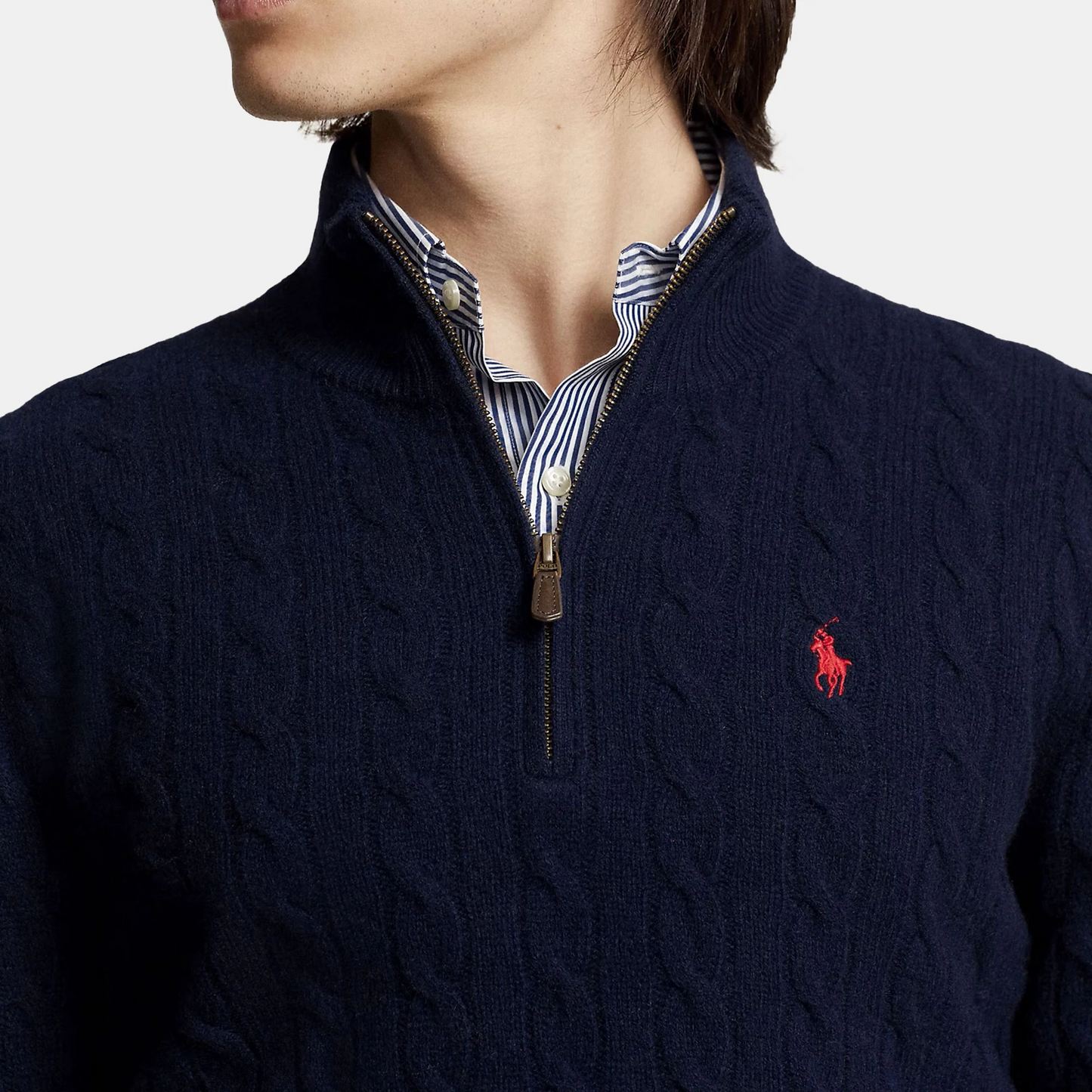 R L Classic Knit Cardigan