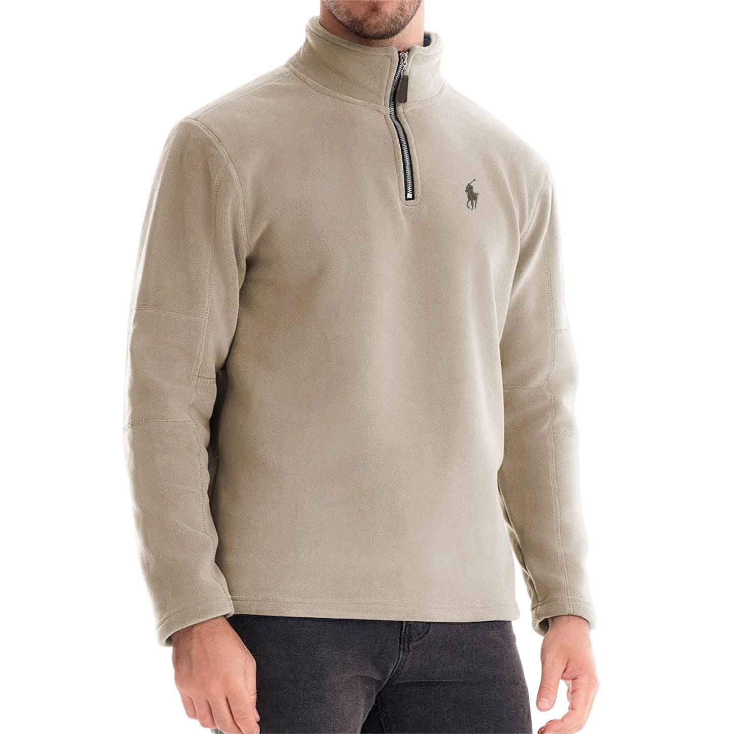 R&L Prestige Half-Zip Sweater