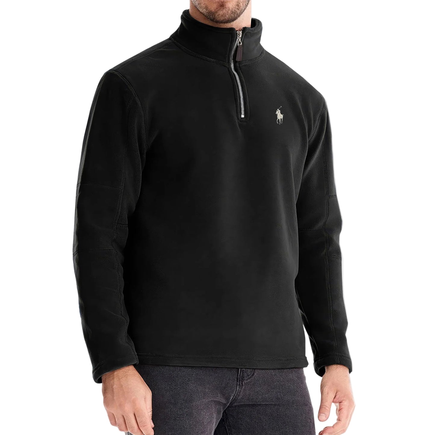 R&L Prestige Half-Zip Sweater