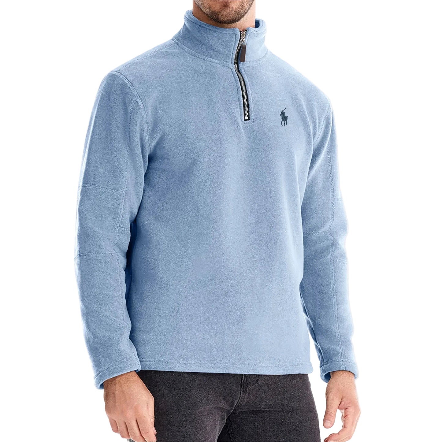R&L Prestige Half-Zip Sweater