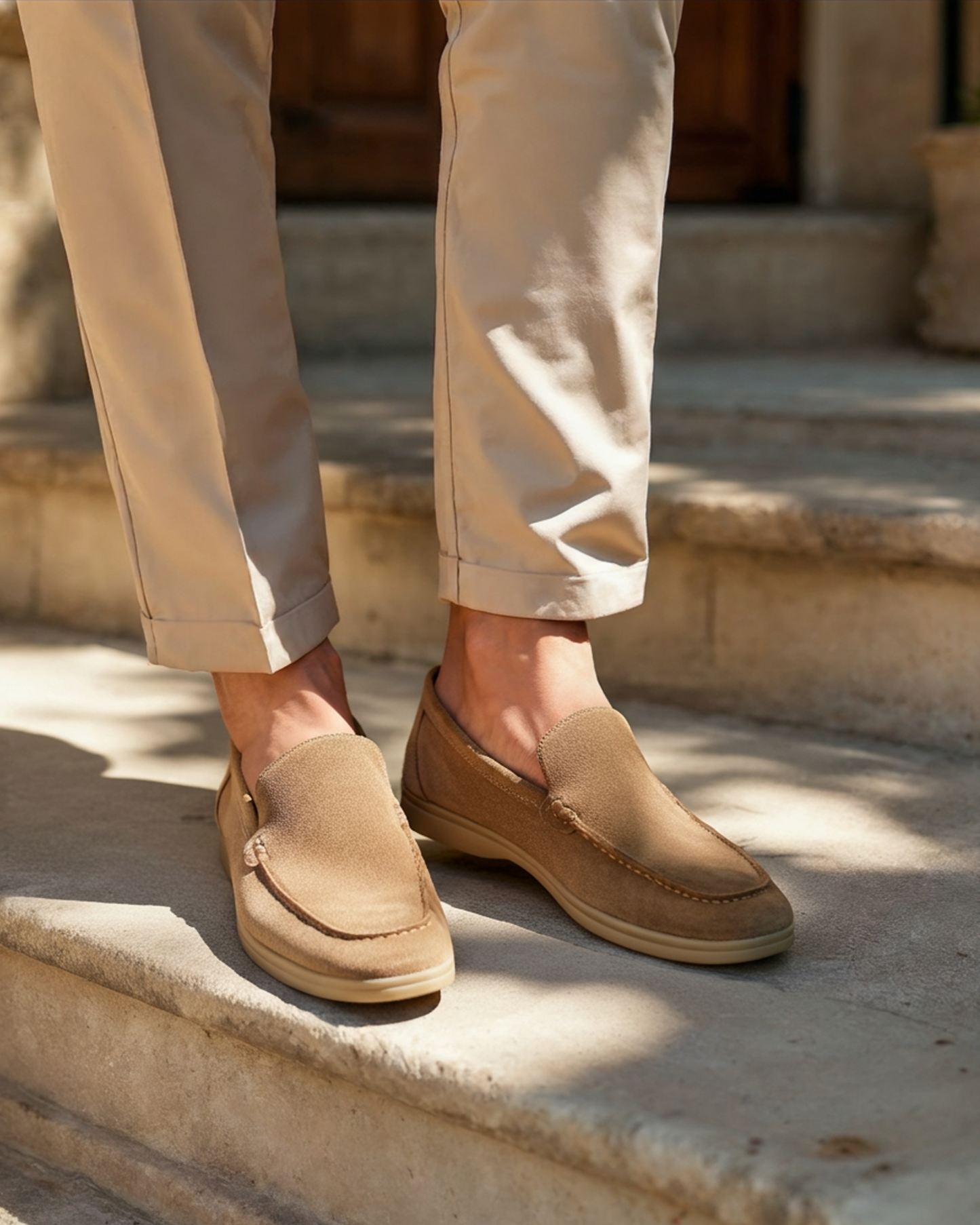 Monaco Suede Loafers
