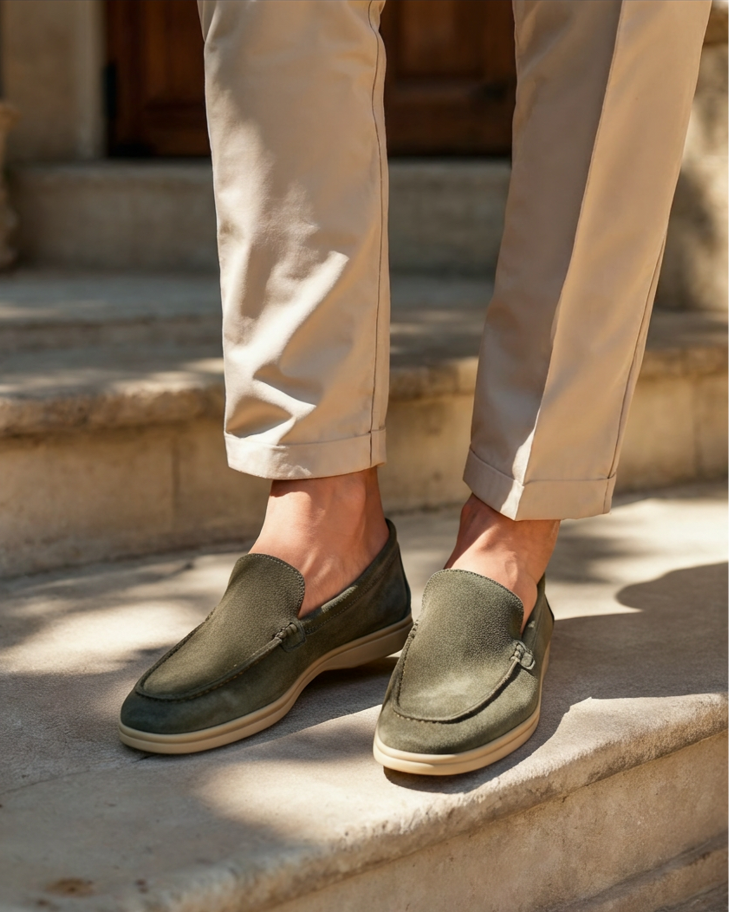 Monaco Suede Loafers