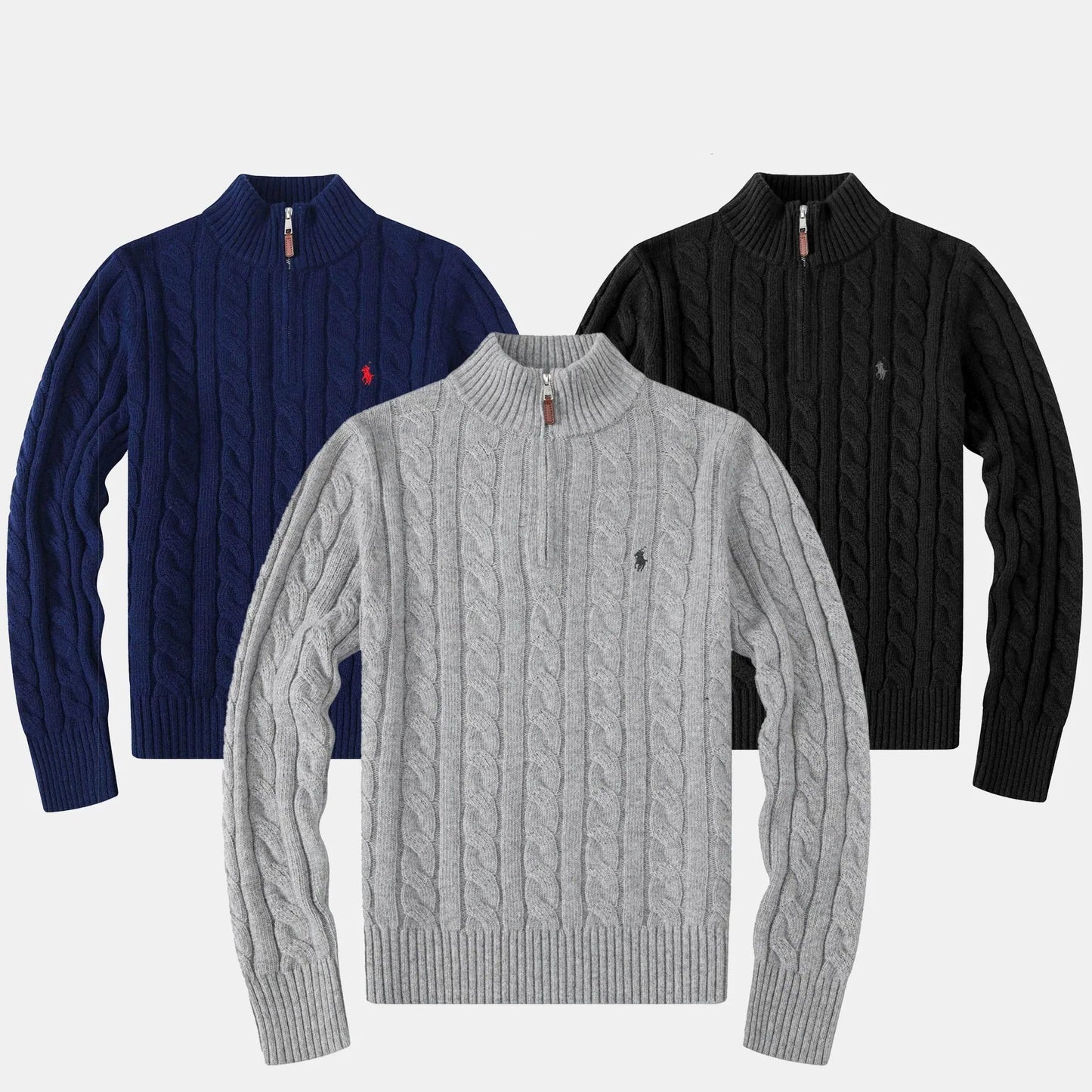 R L Classic Knit Cardigan