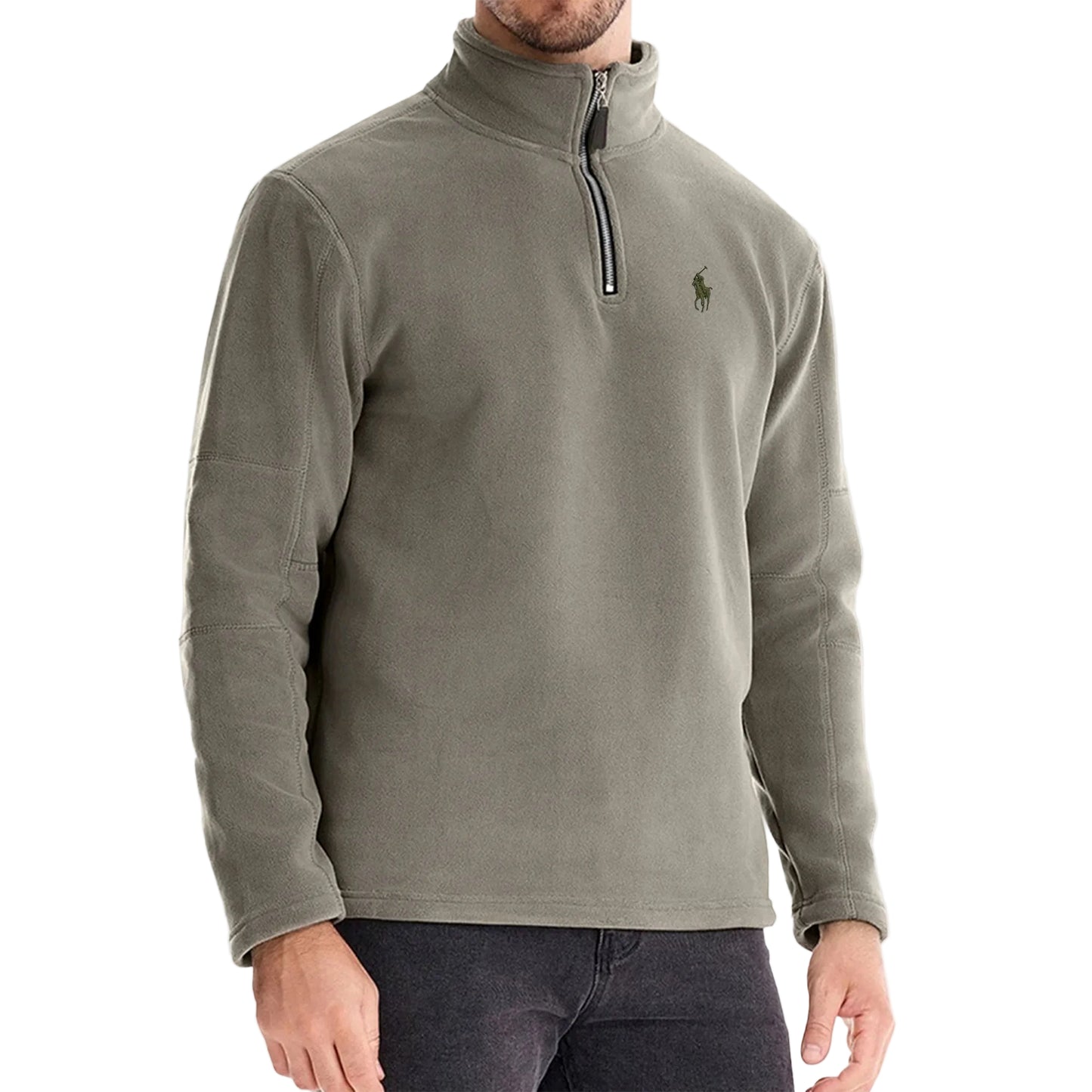 R&L Prestige Half-Zip Sweater