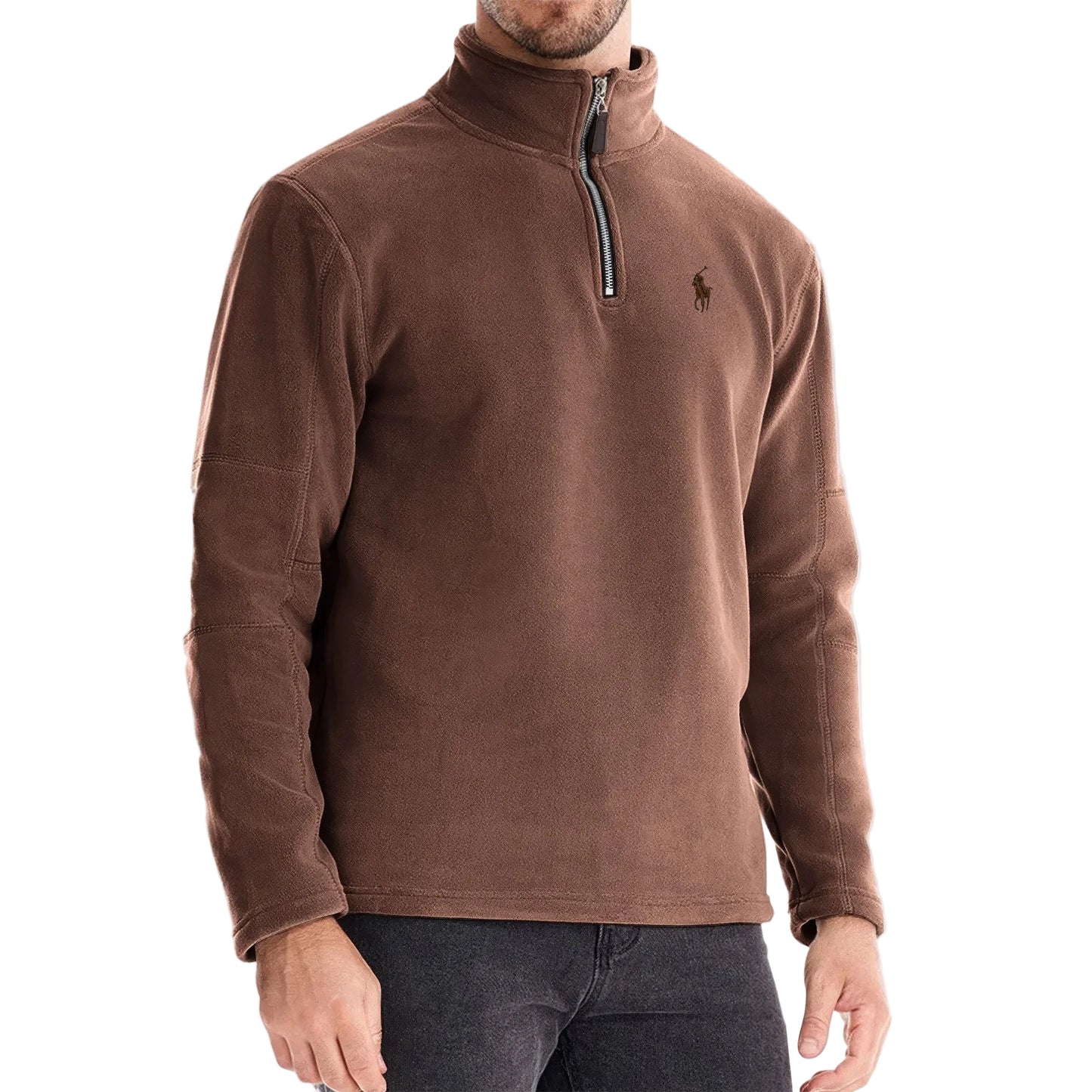 R&L Prestige Half-Zip Sweater