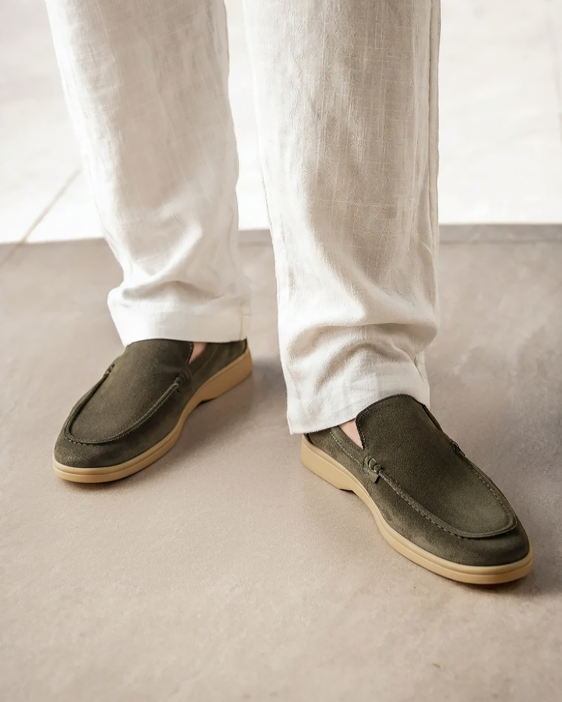 Monaco Suede Loafers