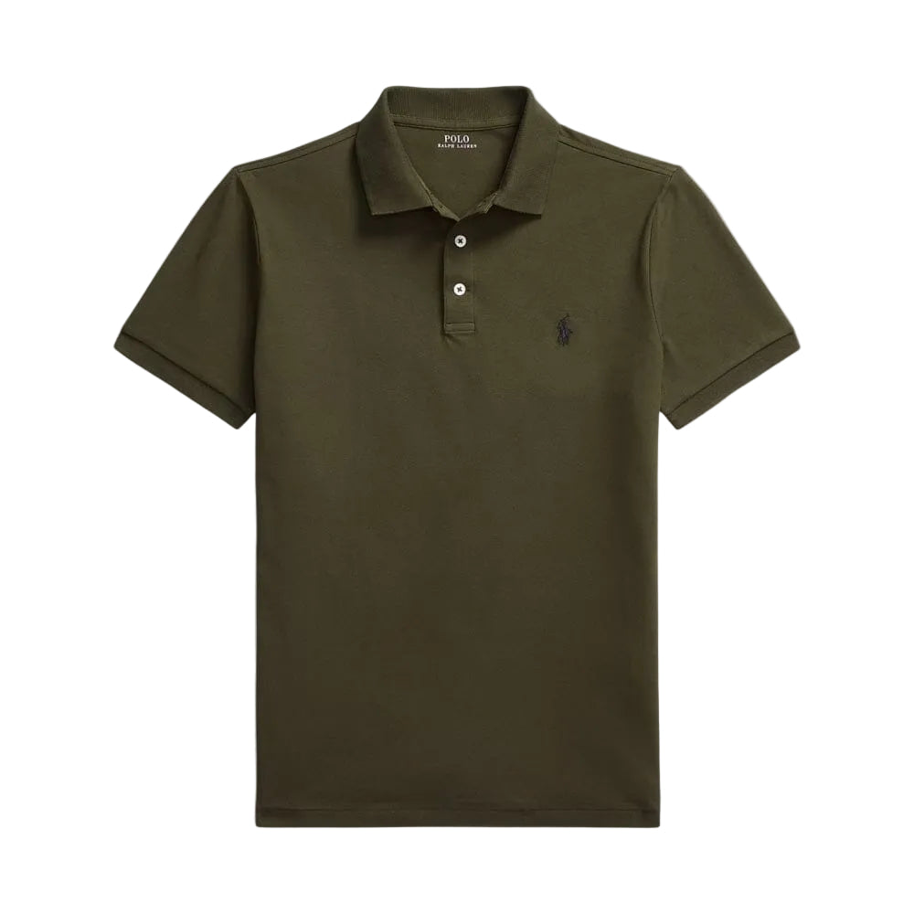 RL Custom Slim Fit Stretch Mesh Polo Shirt