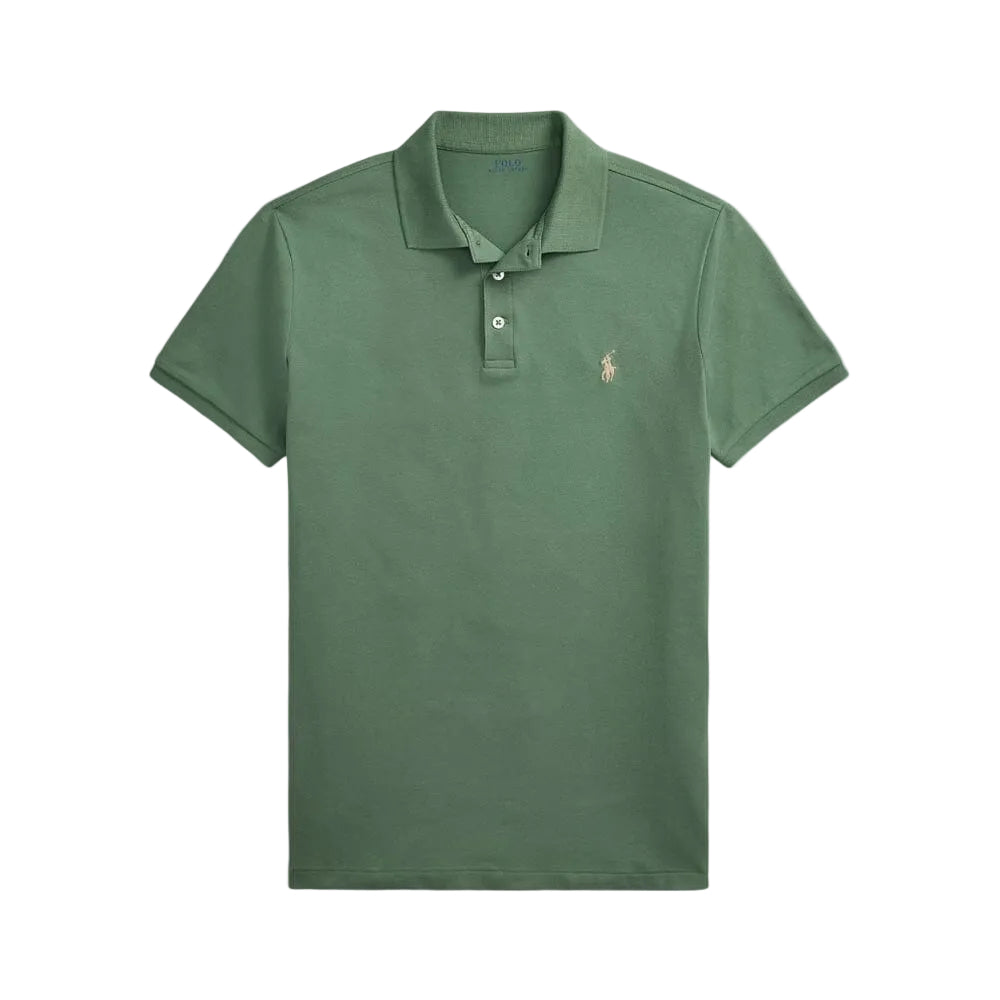 RL Custom Slim Fit Stretch Mesh Polo Shirt