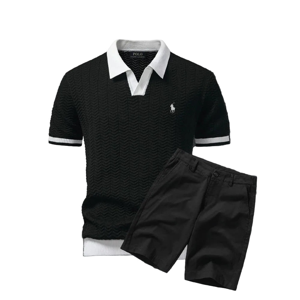 RL Old Money Polo Shirt + Shorts Set