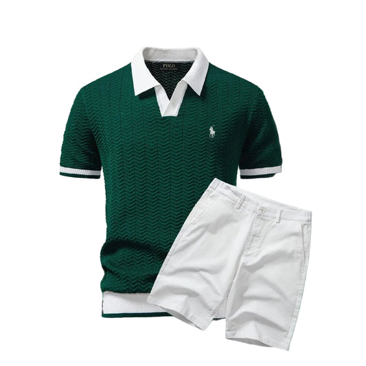 RL Old Money Polo Shirt + Shorts Set