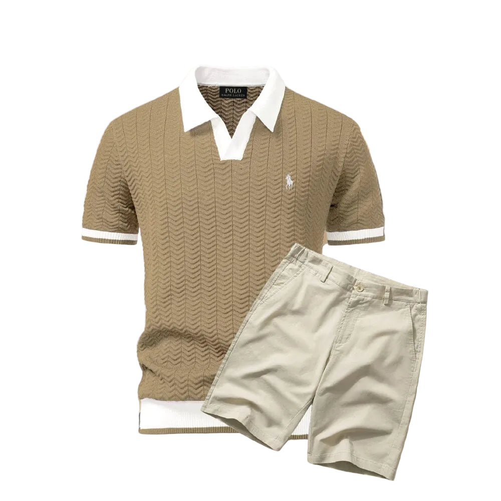 RL Old Money Polo Shirt + Shorts Set