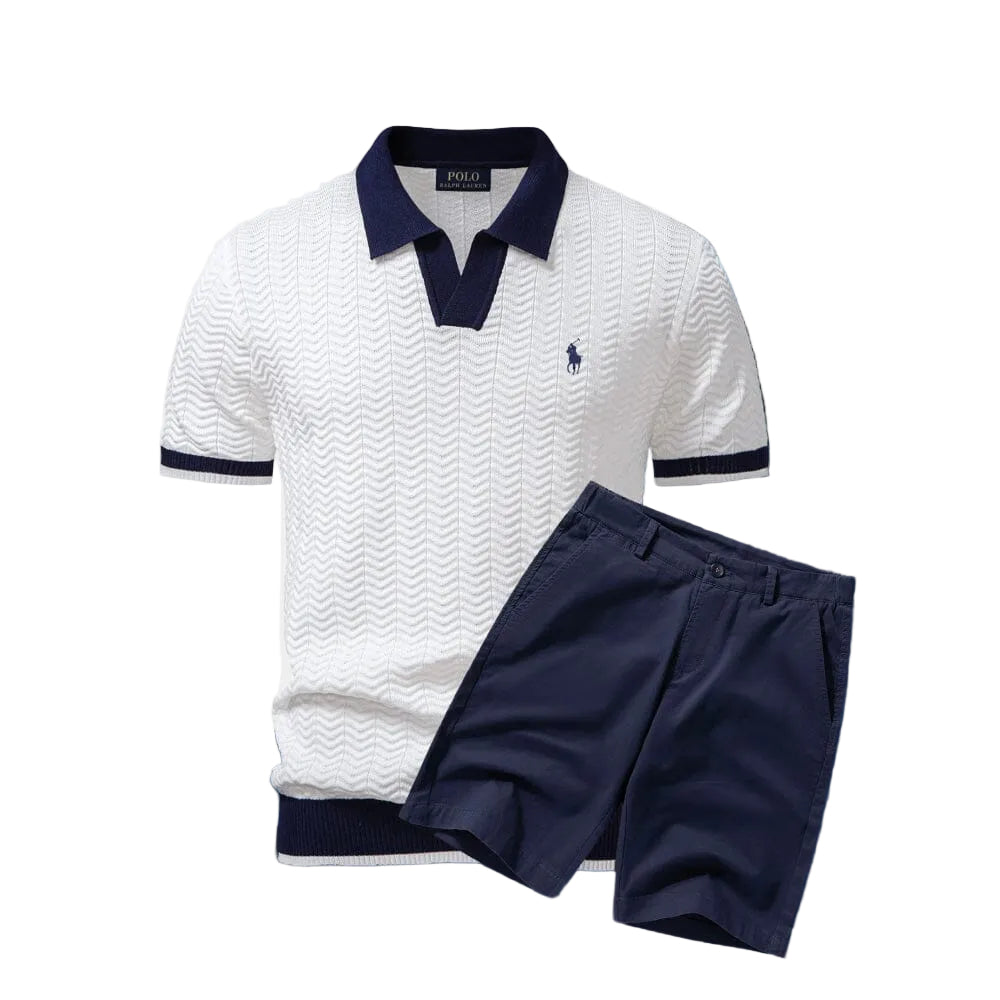 RL Old Money Polo Shirt + Shorts Set